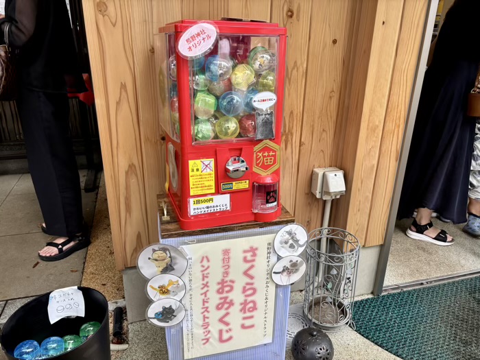 自由が丘熊野神社 ガチャガチャおみくじ