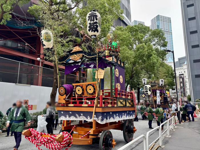 赤坂氷川神社 例大祭「赤坂氷川祭」 神幸祭 氷川山車「猿」