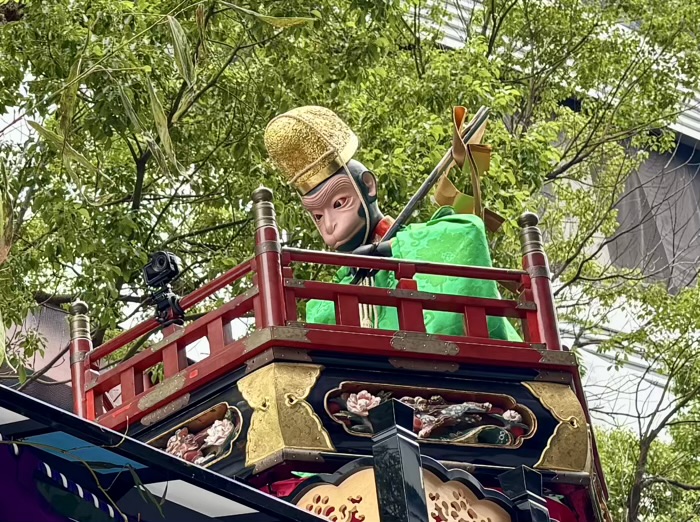 赤坂氷川神社 例大祭「赤坂氷川祭」 神幸祭 氷川山車「猿」