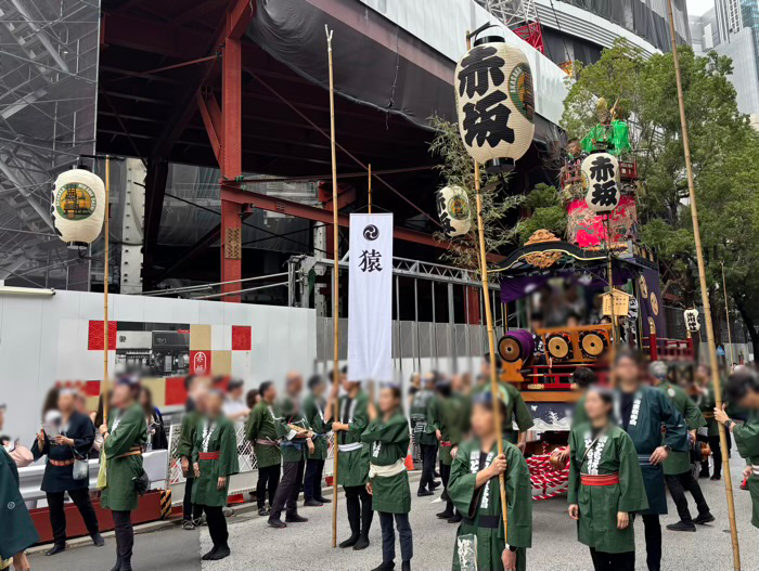 赤坂氷川神社 例大祭「赤坂氷川祭」 神幸祭 氷川山車「猿」