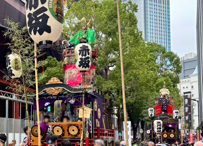 赤坂氷川神社　例大祭「赤坂氷川祭」　神幸祭　氷川山車