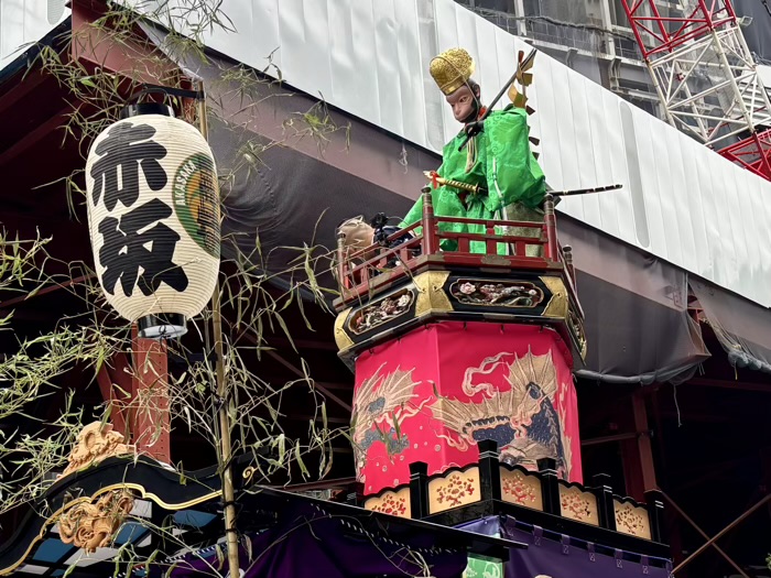 赤坂氷川神社 例大祭「赤坂氷川祭」 神幸祭 氷川山車「猿」