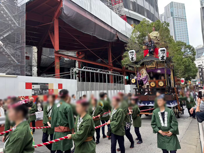 赤坂氷川神社 例大祭「赤坂氷川祭」 神幸祭 氷川山車「源頼朝」
