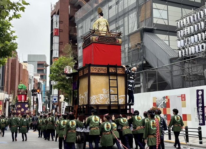 赤坂氷川神社 例大祭「赤坂氷川祭」 神幸祭 氷川山車