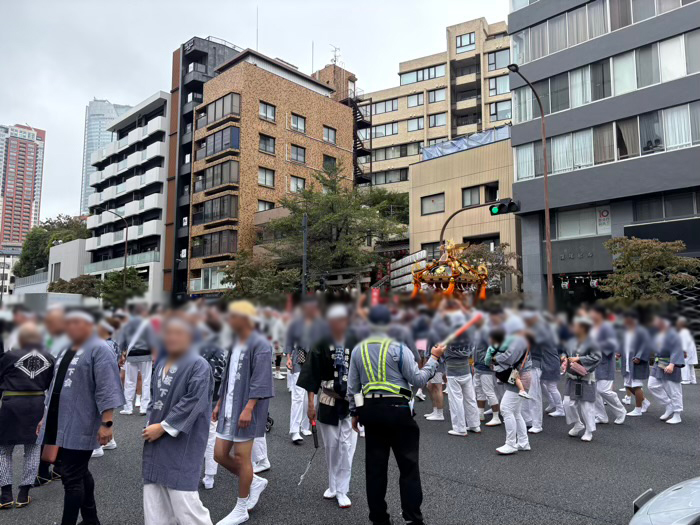 港区 十番稲荷神社 例大祭 宮神輿渡御