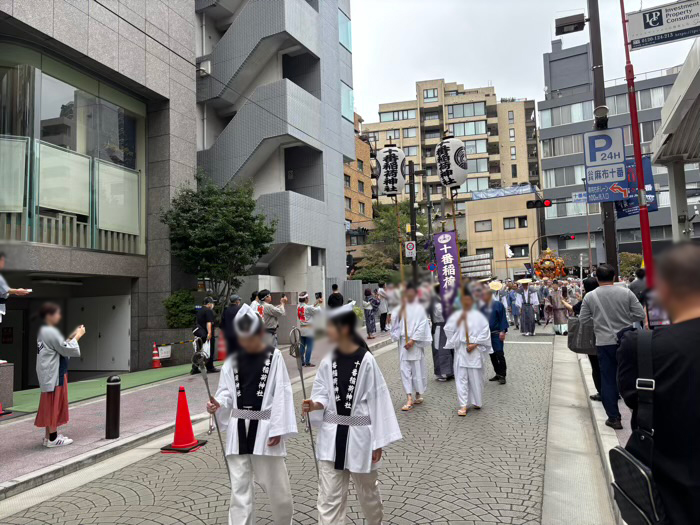 港区 十番稲荷神社 例大祭 宮神輿渡御