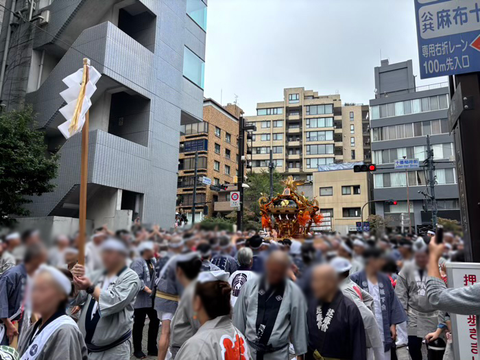 港区 十番稲荷神社 例大祭 宮神輿渡御