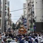 港区　十番稲荷神社　例大祭　宮神輿渡御