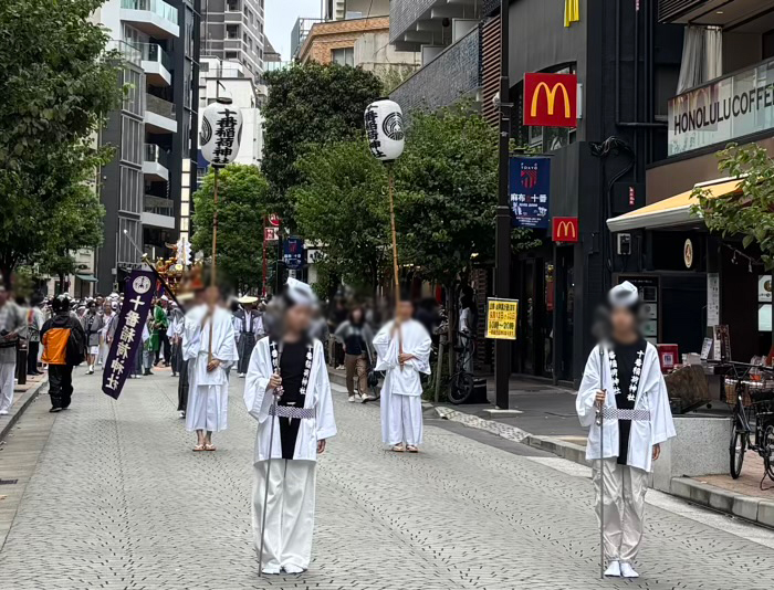 港区 十番稲荷神社 例大祭 宮神輿渡御