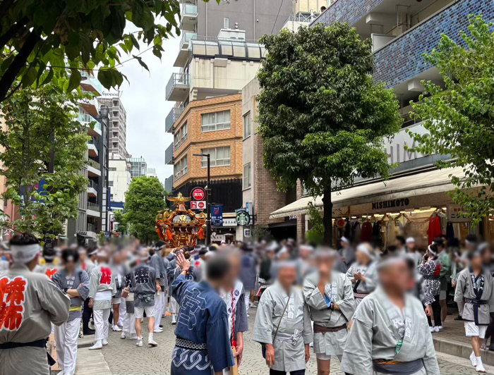 港区 十番稲荷神社 例大祭 宮神輿渡御