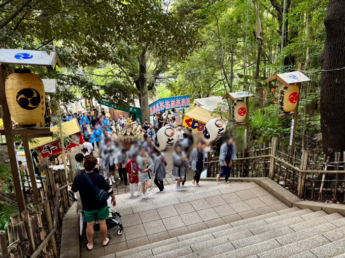 渋谷氷川神社 例大祭 町内神輿宮入