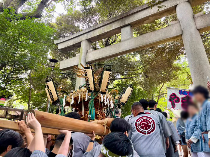 渋谷氷川神社 例大祭 町内神輿宮入