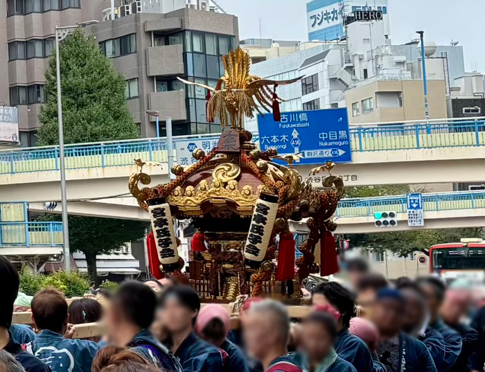 渋谷氷川神社 例大祭 有志渋谷橋連合神輿