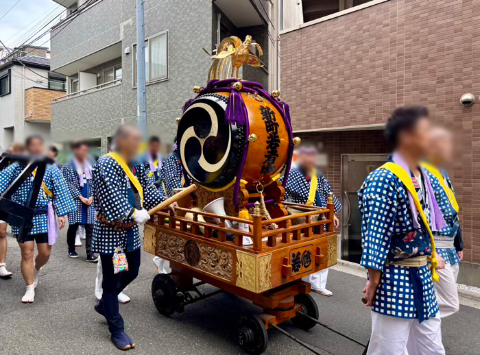 世田谷区 久富稲荷神社 例大祭 神輿渡御