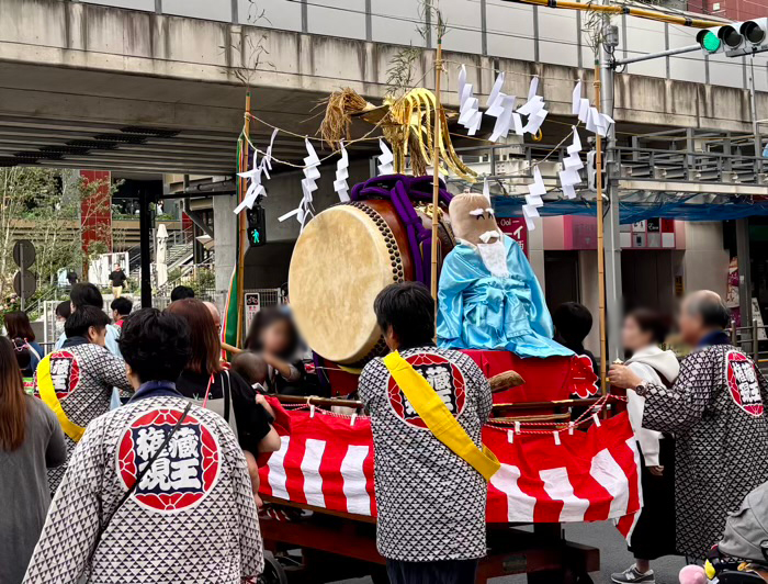 品川区　大井蔵王権現神社　福禄寿祭　福禄寿尊巡行