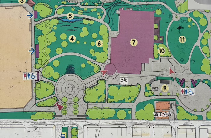日本橋 浜松公園内の案内